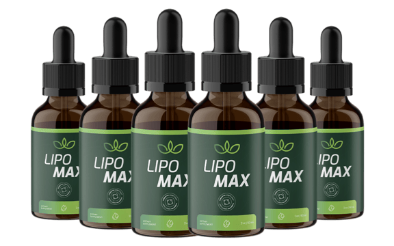 Six bottles of LipoMax weight loss supplement